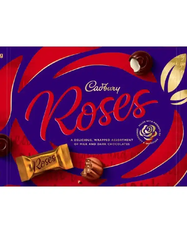 Cadbury Roses chocolate gift box add-on for flowers in Christchurch
